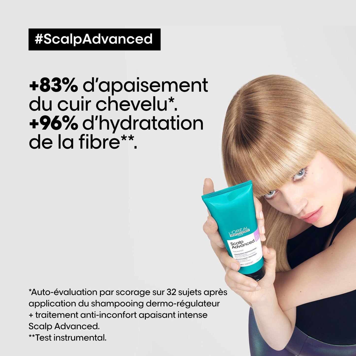 Shampoo L’Oréal Professionnel Enriquecido com Ingredientes Dermatologicamente Ativos para Cabelos Finos e Ralos, Serioxyl Advanced, 500 ml