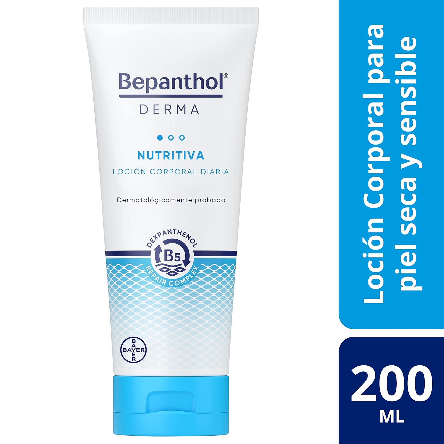 Bepanthol Derma Loção Corporal Nutritiva, Hidratação Imediata e Duradoura para Pele Seca e Sensível, Uso Diário, 400 ml