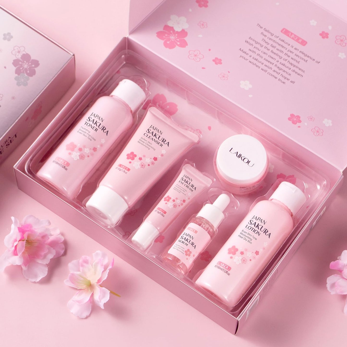 Conjunto de Cuidados com a Pele Sakura