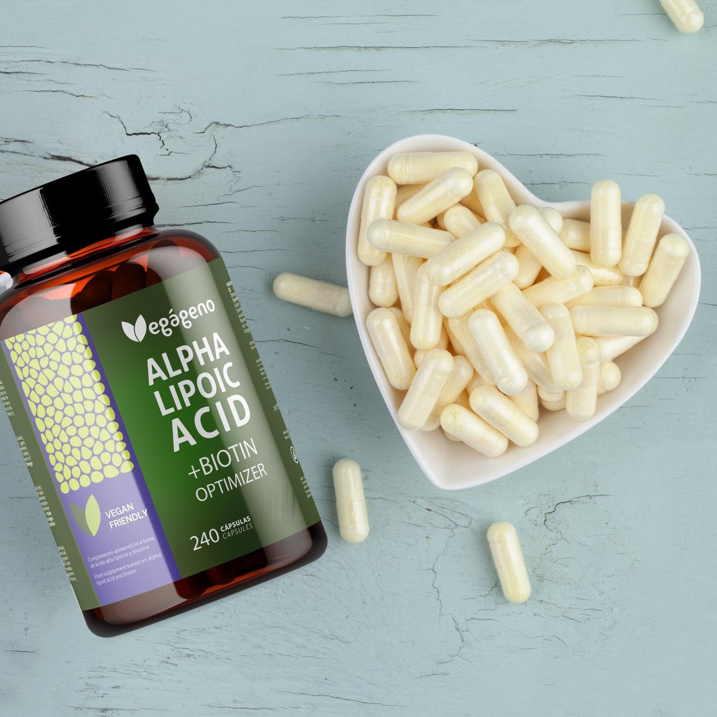 Ácido Alfa Lipoico 600mg - 240 Cápsulas Veganas