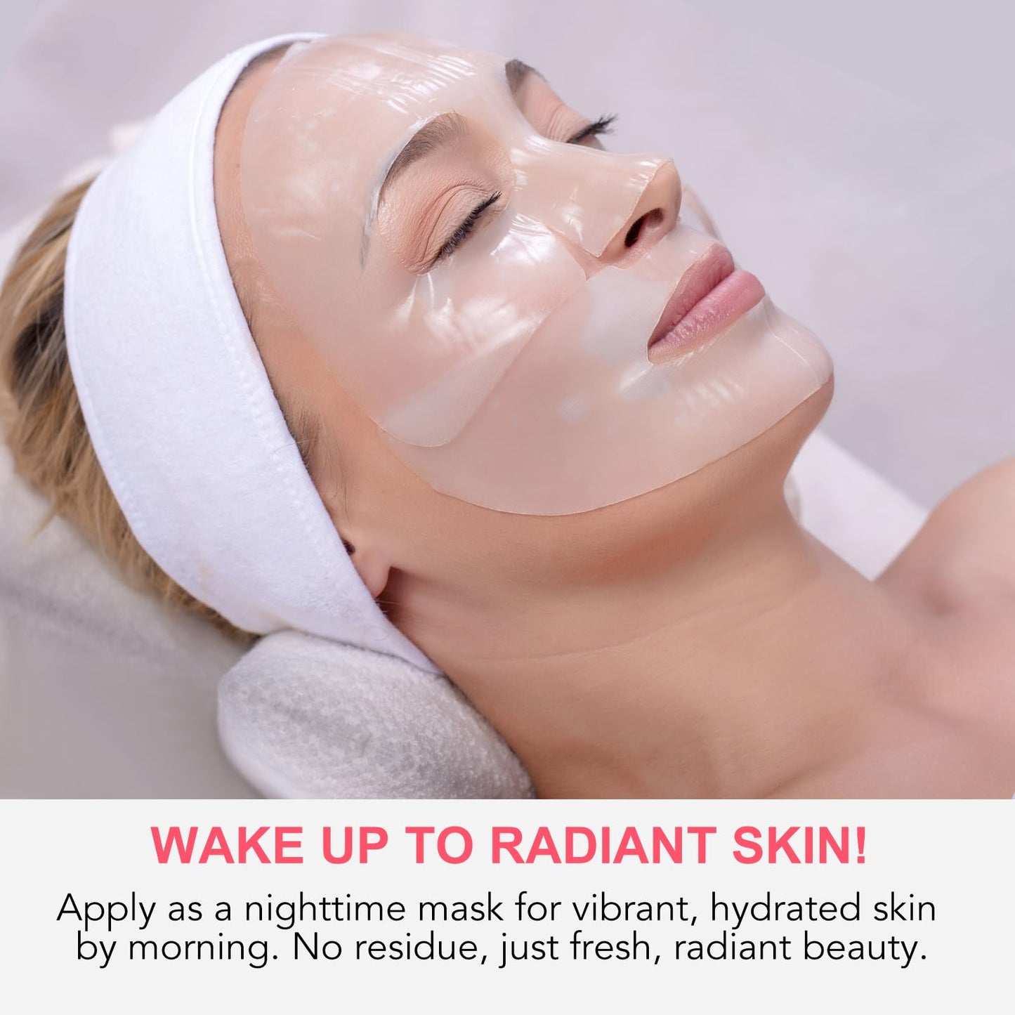BIO COLLAGEN Máscara facial de 4 peças, máscara de hidratação profunda com biocolagenio