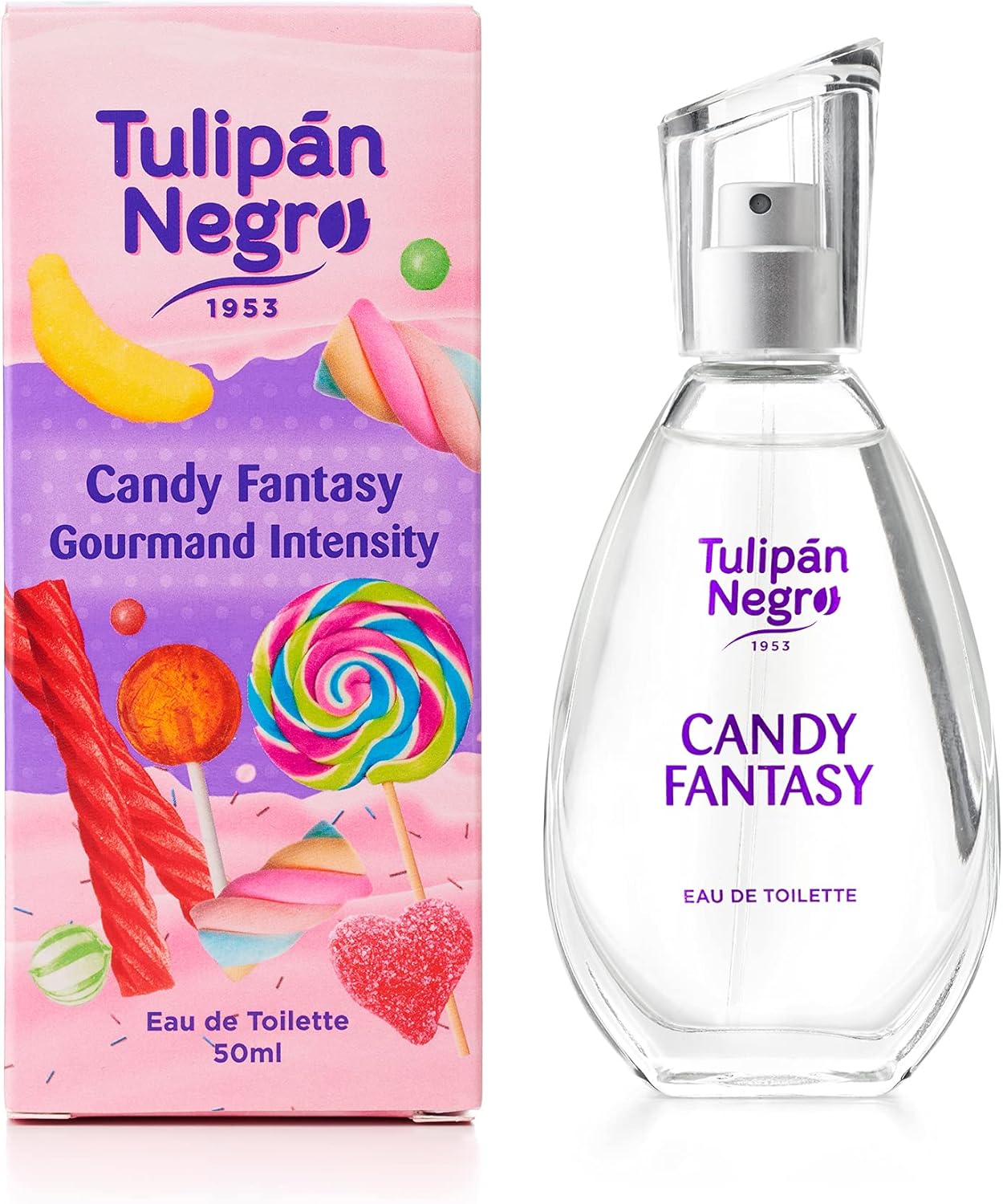 Tulipan Negro - água de colonia unissexo, Candy Fantasy, 50 ml
