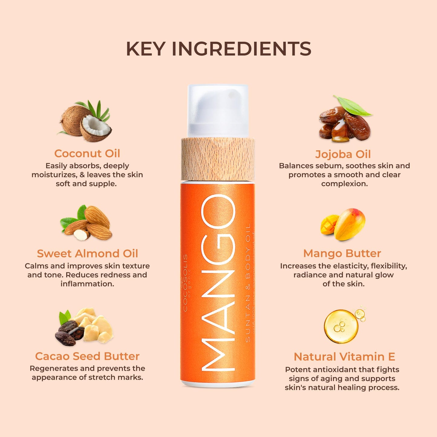 COCOSOLIS Manga Acelerador de bronzeamento
