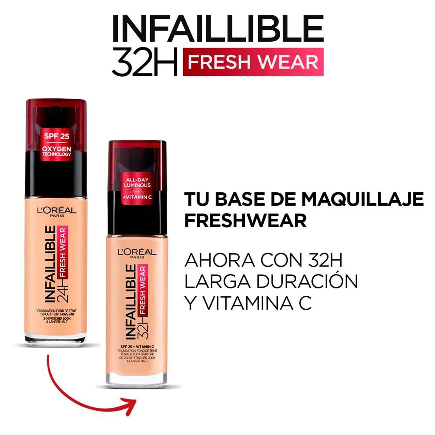L'Oreal Paris - Base de maquiagem liquida Infaillible
