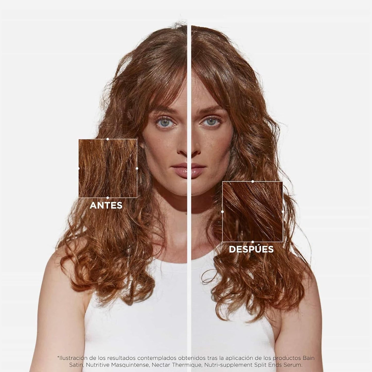 Kérastase Nutritive, Máscara hidratante, Para cabelos secos, Protege, nutre e repara, 200 ml