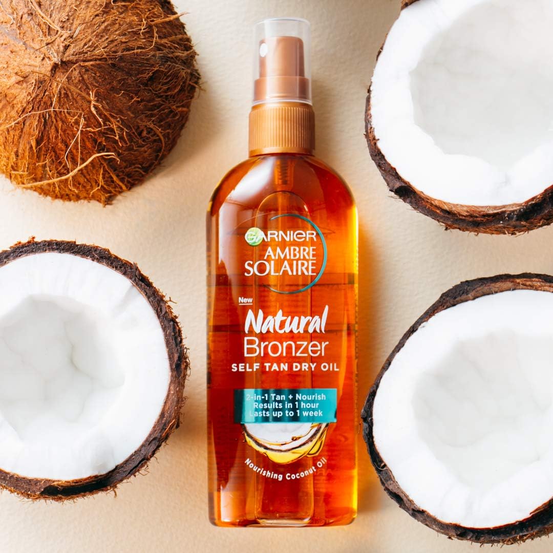 Garnier Ambre Solaire - óleo seco bronzeador natural de 150 ml