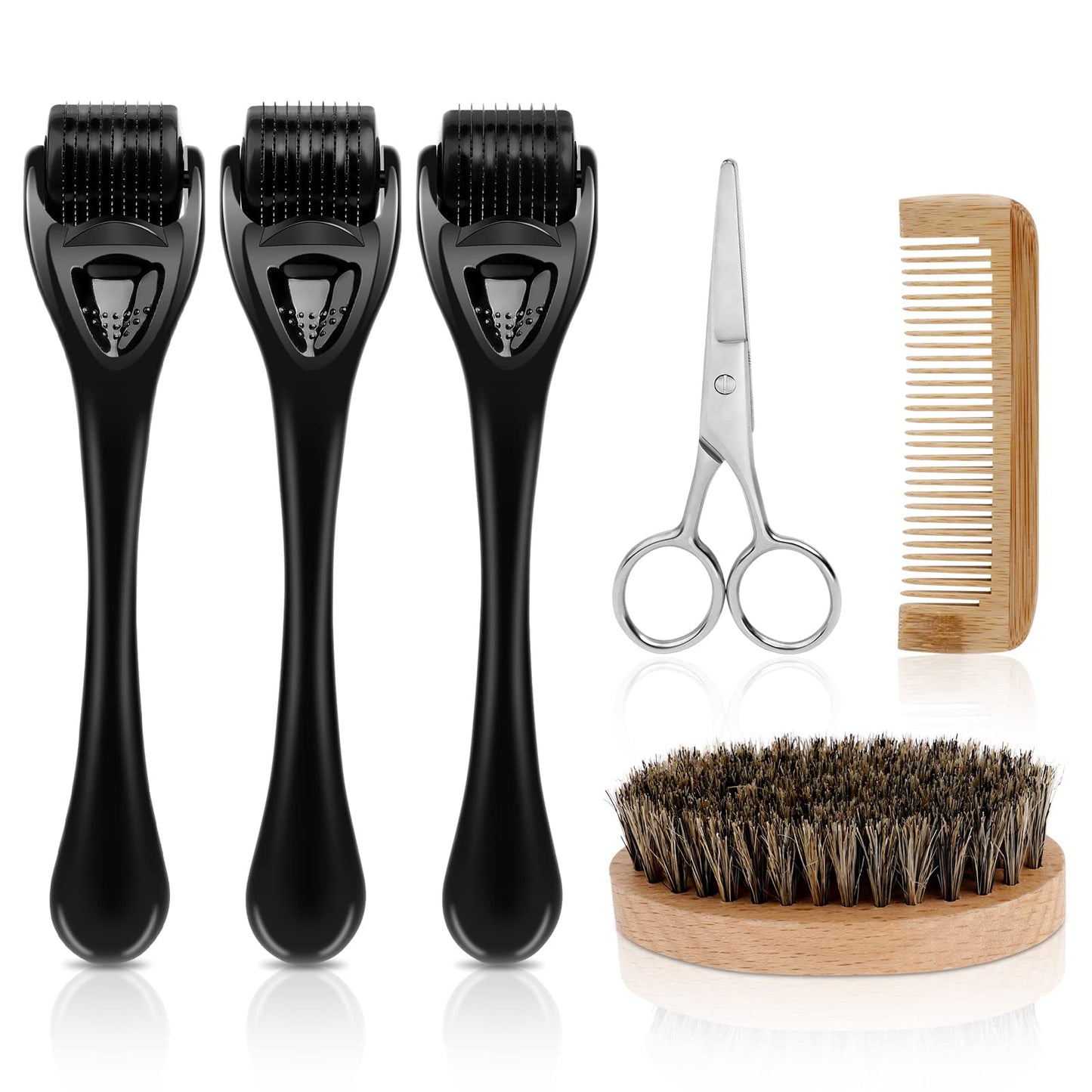 Dermaroller com microagulhas URAQT, rolo de derma de 0,5 mm para rosto e corpo