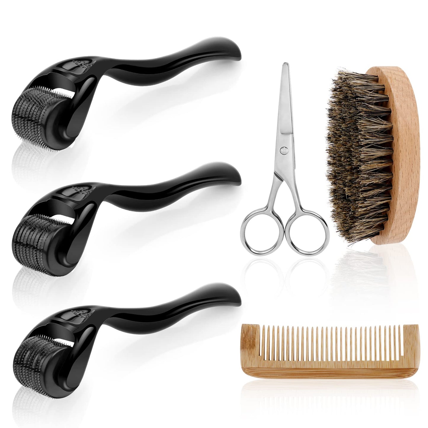 Dermaroller com microagulhas URAQT, rolo de derma de 0,5 mm para rosto e corpo