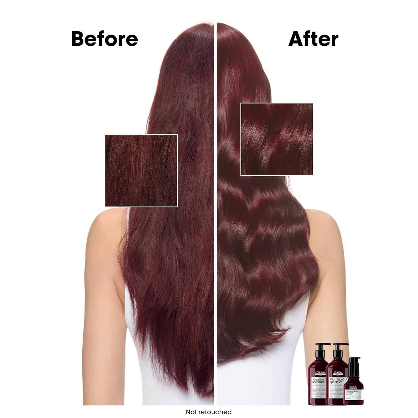 L'Oréal Professionnel, Shampoo Profissional Sem Sulfato, Para Cabelos Coloridos, Cor Brilhante e de Longa Duração, Fixa a Cor por Até 100 Dias, Espectro de Cores Vitaminado, Série Expert, Refil, 500ml