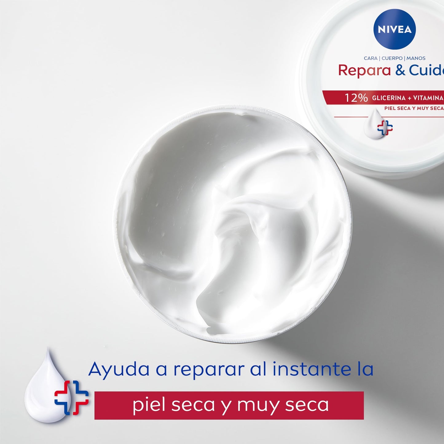 Creme Hidratante NIVEA 400ml: Repara e Cuida com Glicerina