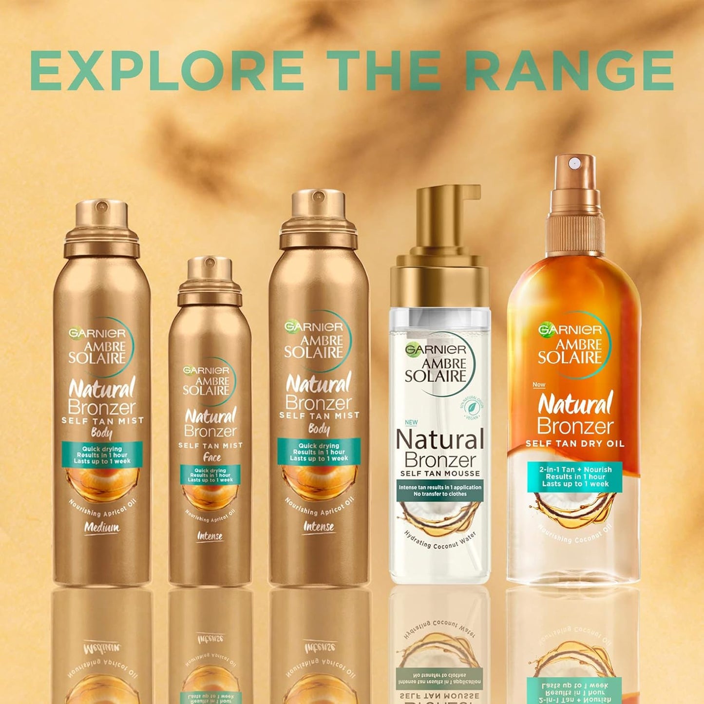 Garnier Ambre Solaire - óleo seco bronzeador natural de 150 ml