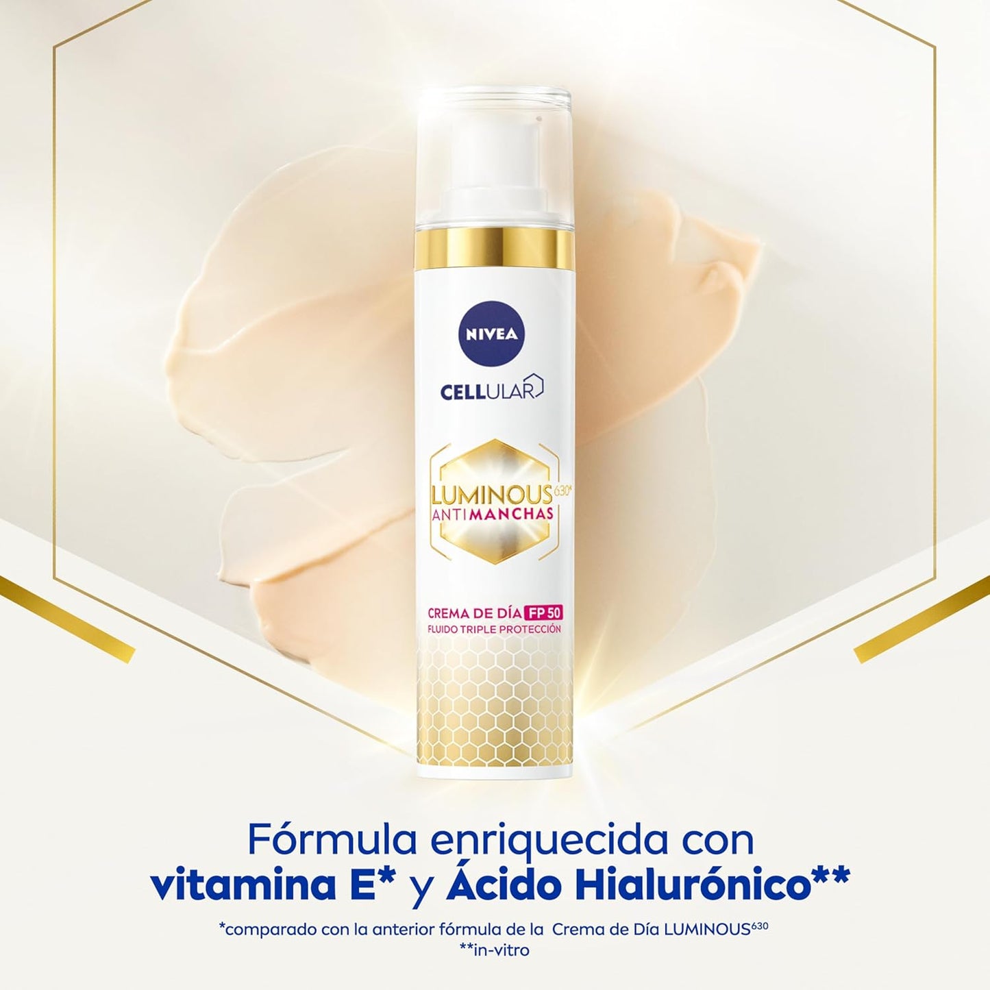 Pacote de presente NIVEA antimancha com creme de dia, creme de noite, soro, contorno de olhos e creme para as mãos, ideal para cuidados da pele