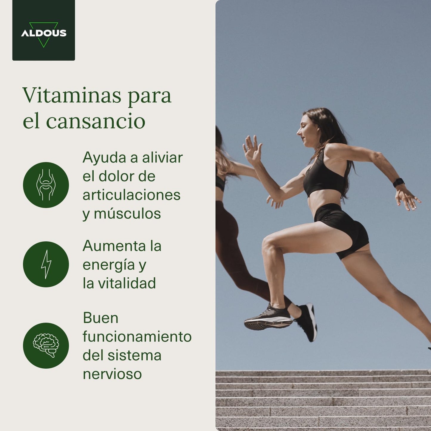 Cápsulas de magnésio com vitamina C, B6 e B5 para energia e bem-estar, embalagem de 200 unidades, fabricado na Espanha