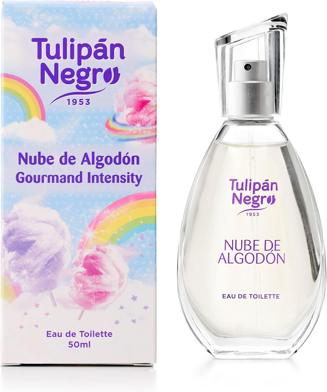 Tulipan Negro - água de colónia unissexo, nuvem de algodão, 50 ml