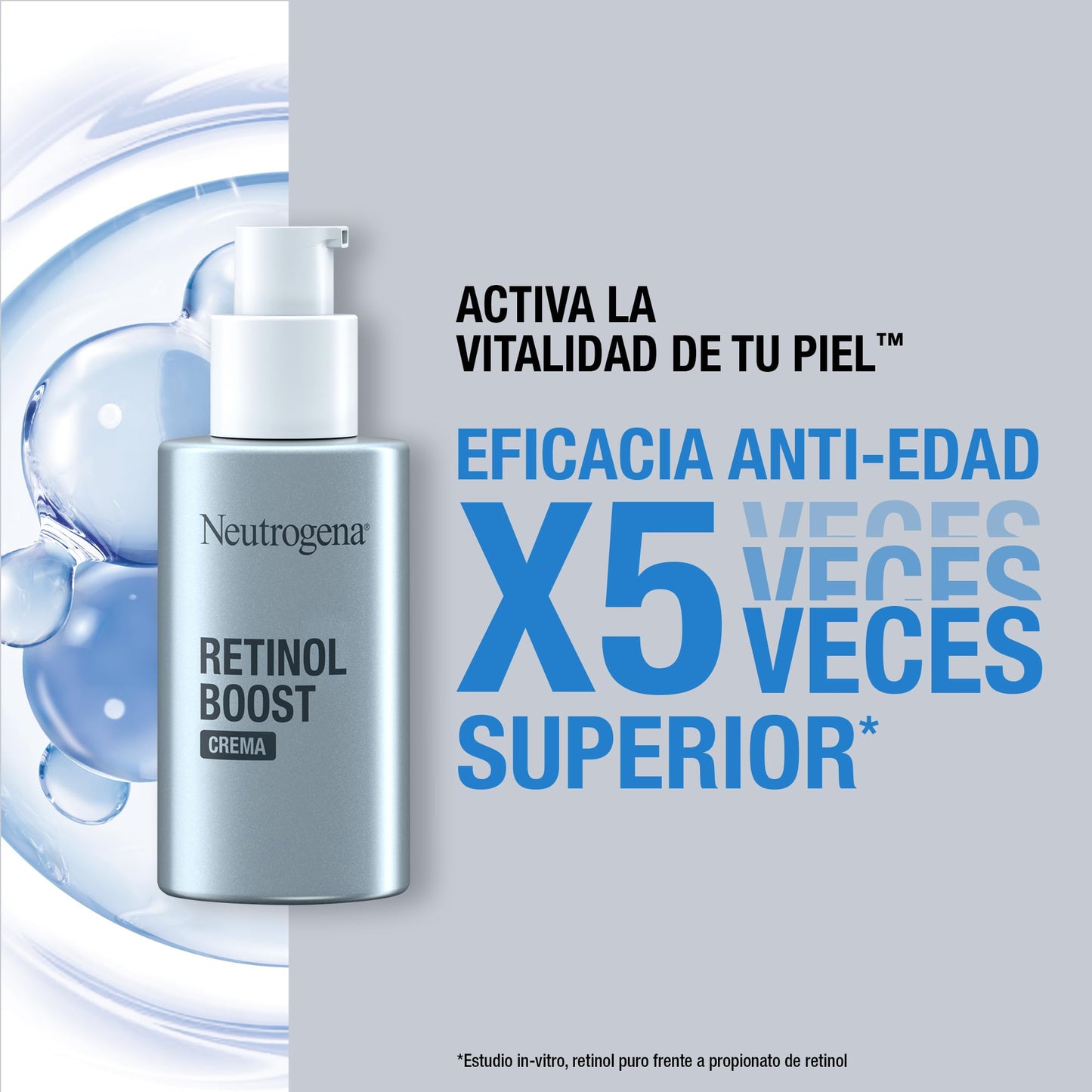 Creme Retinol Boost Neutrogena - Rotina anti-idade Neutrogena