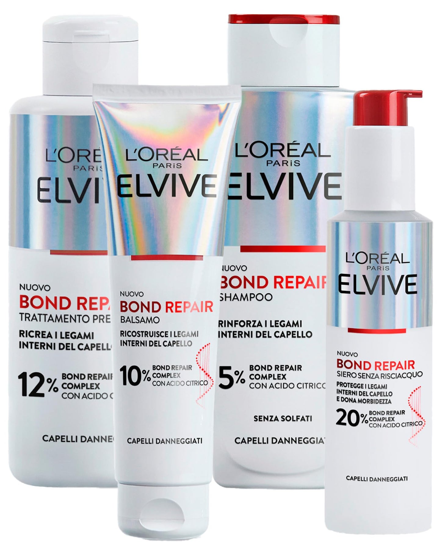 L'Oréal Paris Elvive Kit para Cabelos Opacos e Porosos Brilho Intenso e Duradouro - 3 produtos