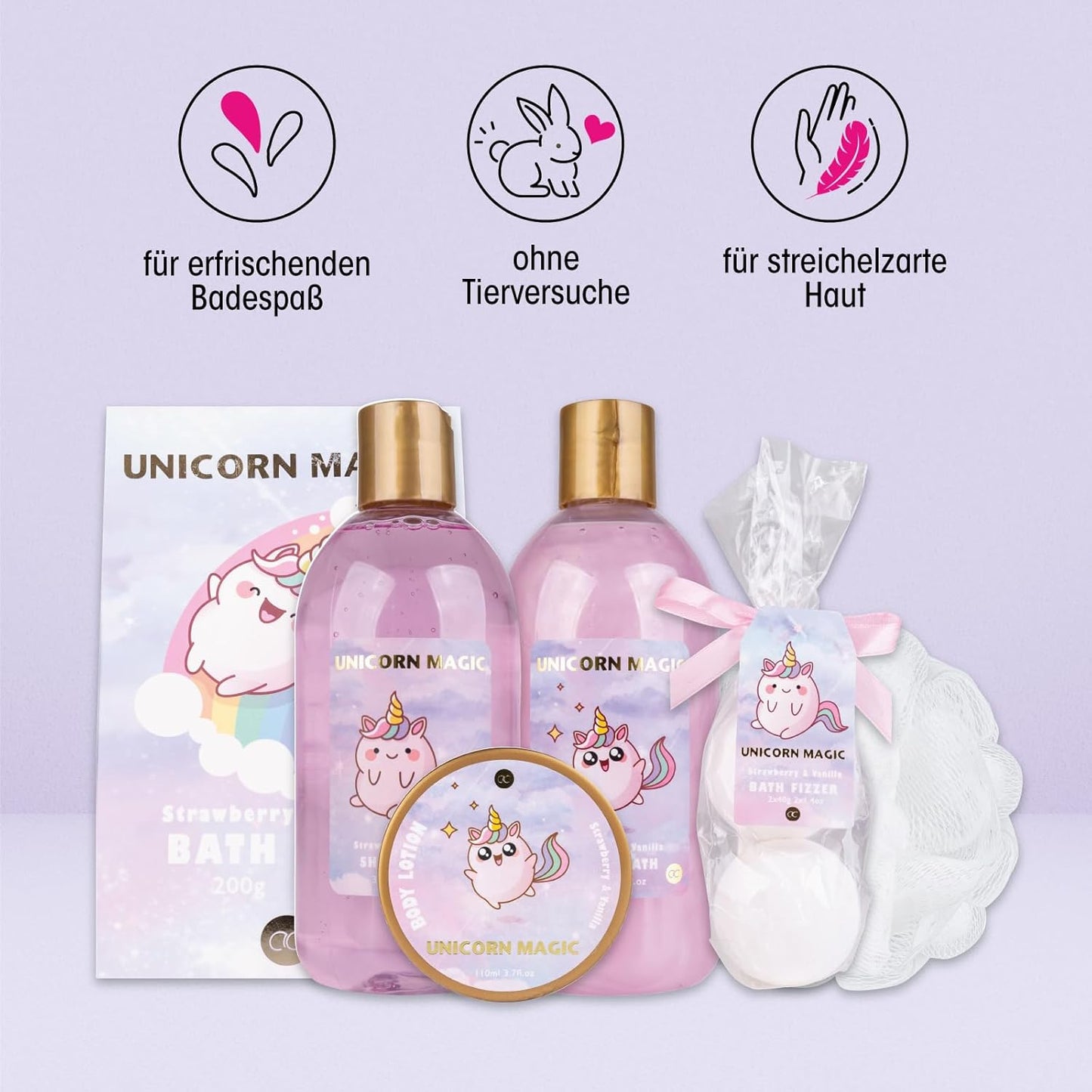 Accentra Unicorn Magic kit de banho encantador