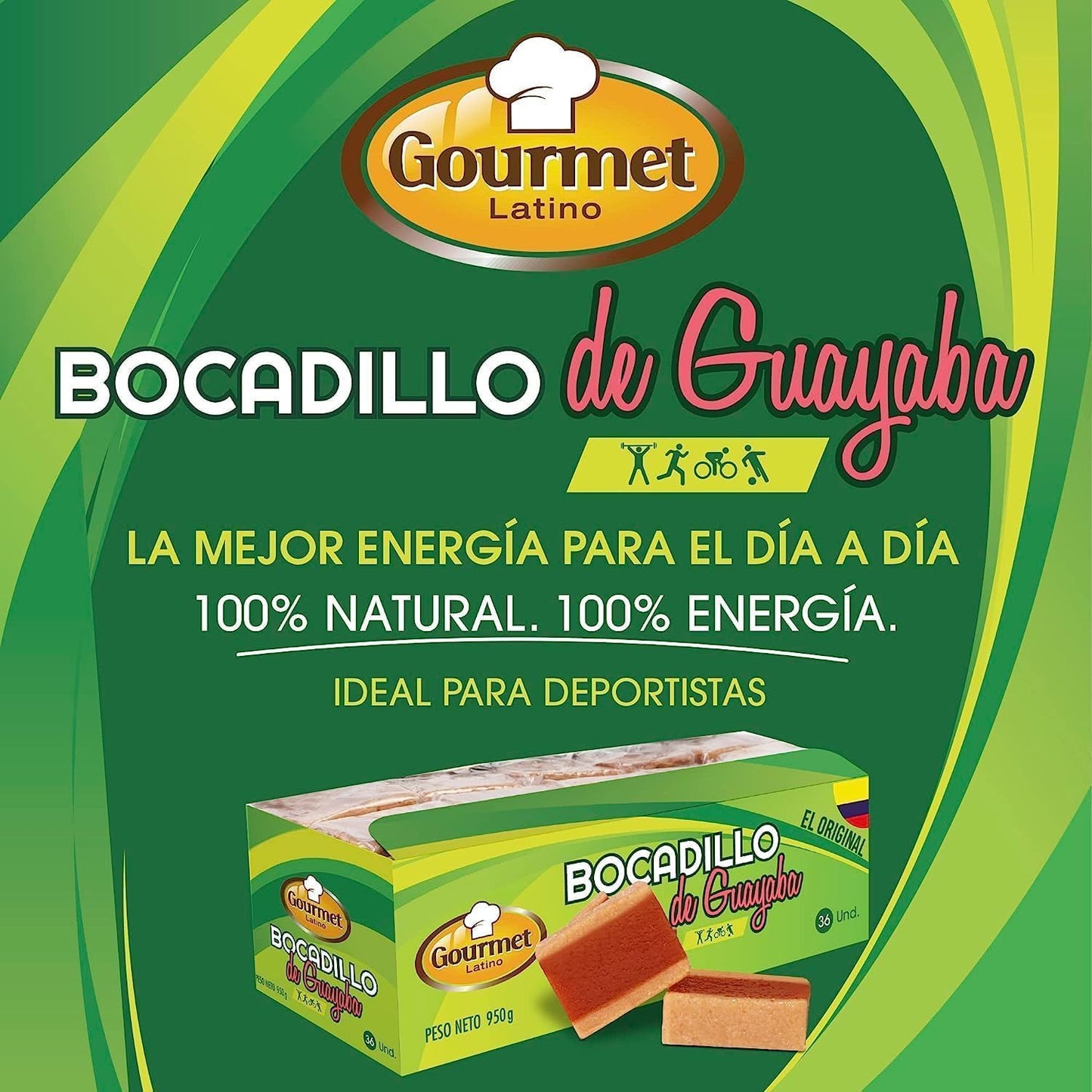 Bocadillo de Goiaba Gourmet com Alto Teor de Vitamina C - 36 un
