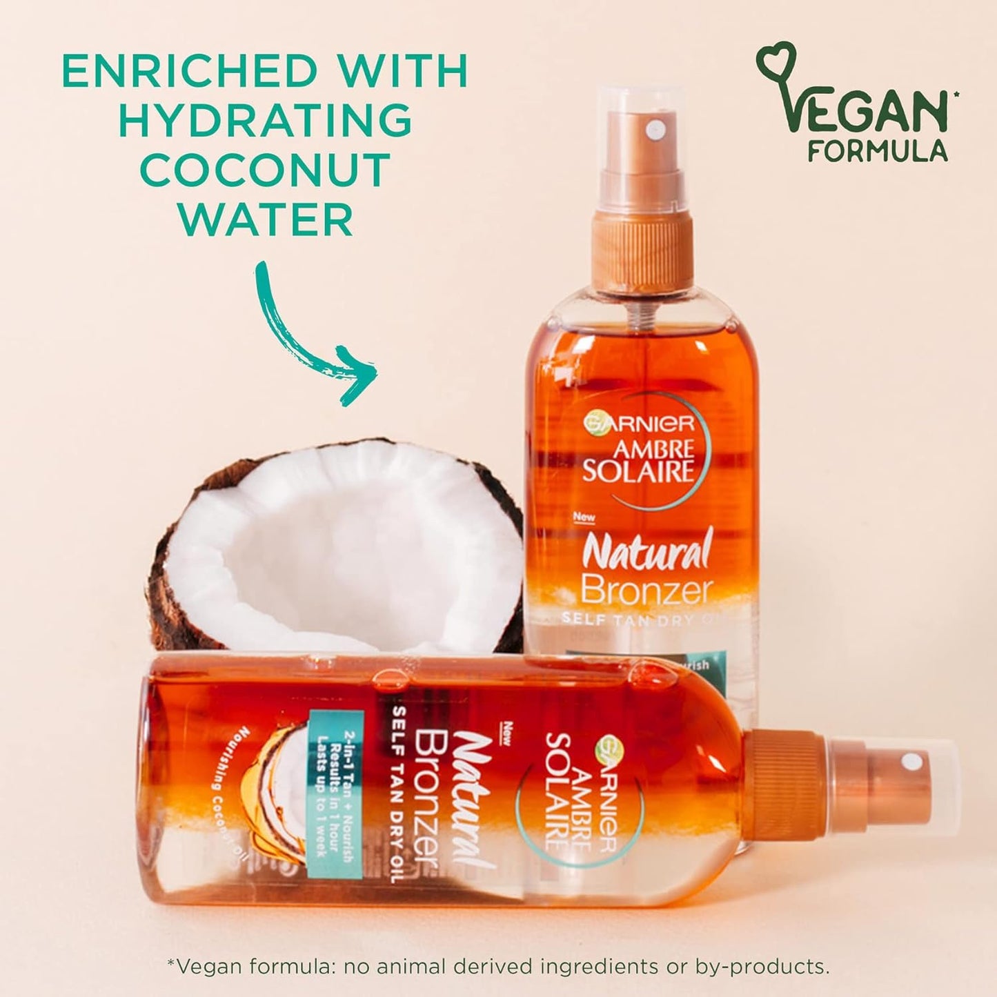 Garnier Ambre Solaire - óleo seco bronzeador natural de 150 ml