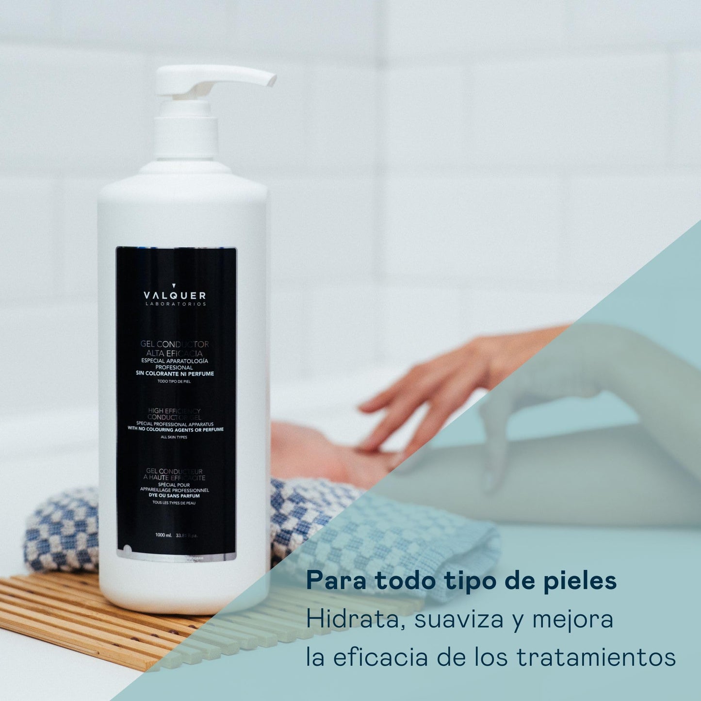 Gel Condutor Corporal e Facial Valquer - Para equipamentos profissionais