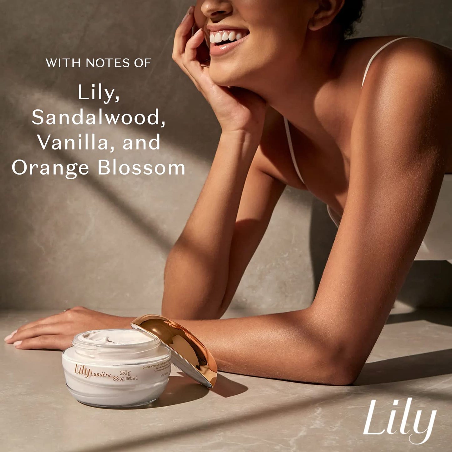 Creme Hidratante O Boticário Lily 250g para a Pele