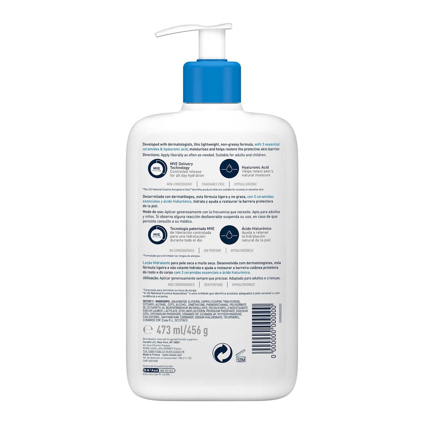 Locao Hidratante CeraVe Para Pele Seca