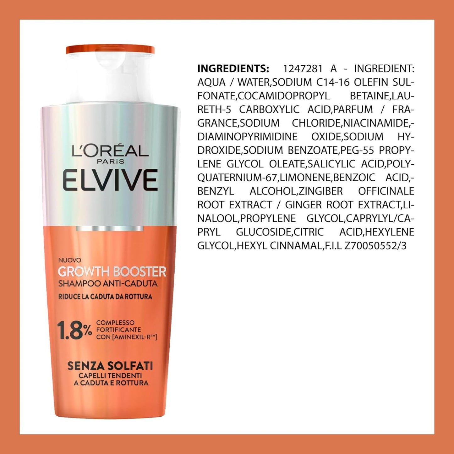L'Oréal Paris Elvive Kit antiqueda Growth Booster para cabelos danificados - Conjunto com 3