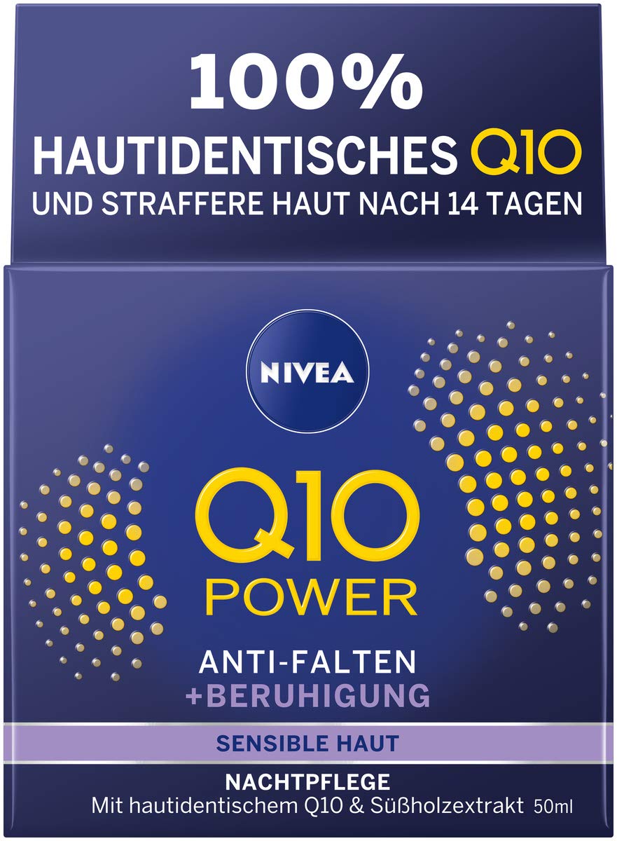 NIVEA Pack Rotina anti-envelhecimento Q10 4 semanas, caixa de presente com creme de dia com FP15 (1 x 50 ml), creme de noite (1 x 50 ml) e soro concentrado (1 x 15 ml)