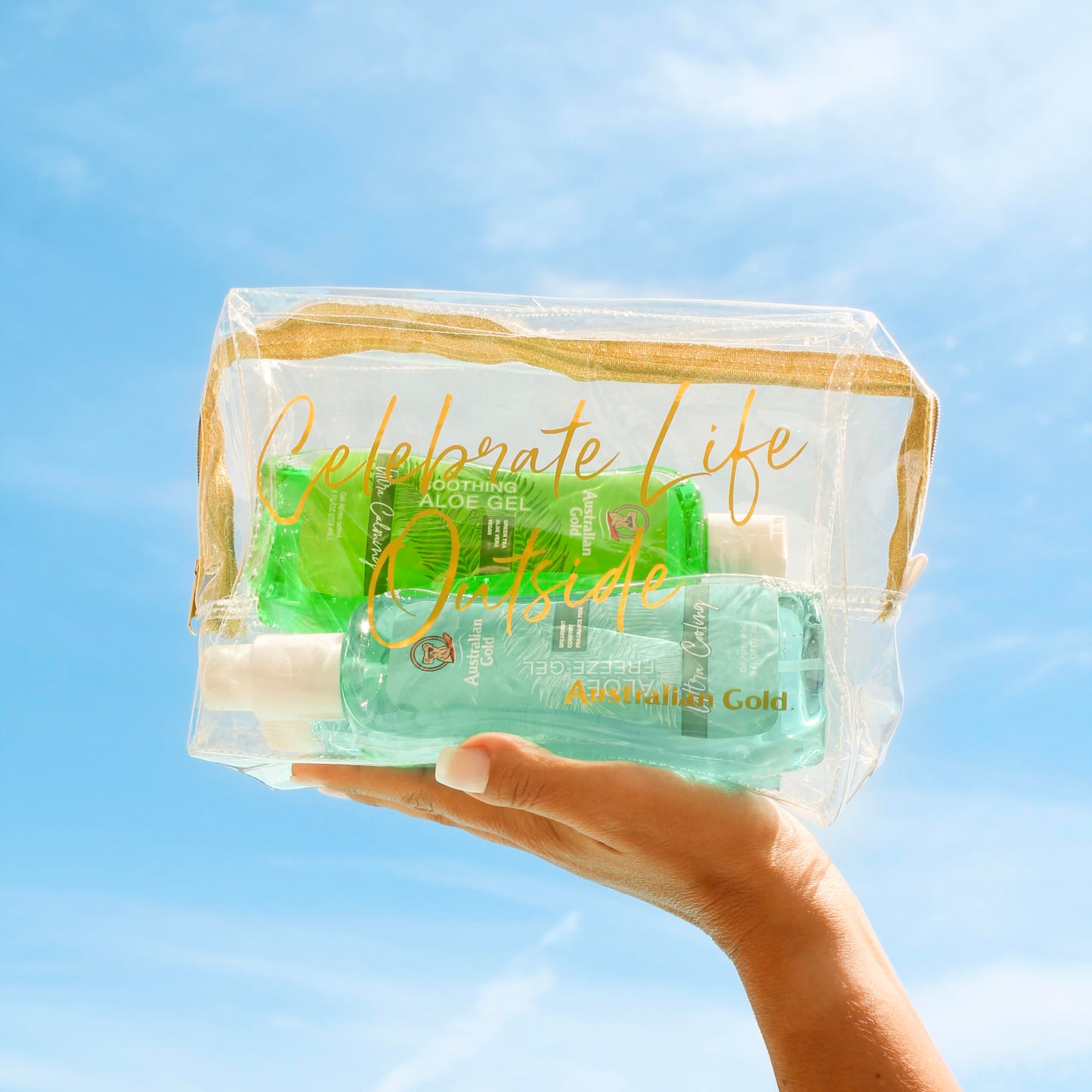 Australian Gold Gel calmante pós-sol de aloe vera, 237 ml