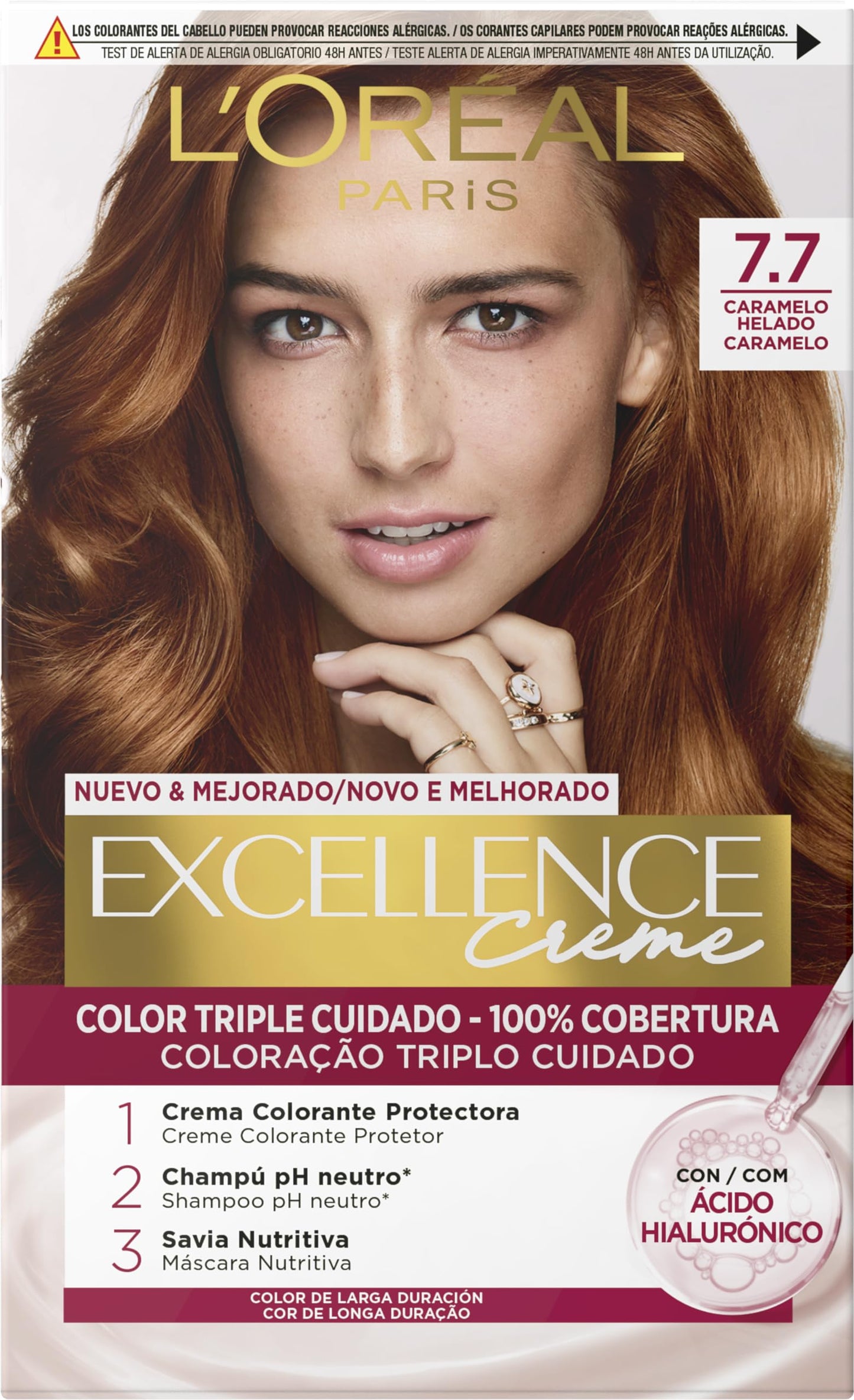 Tinta Permanente Excellence L'OREAL Paris - 100% Cobertura