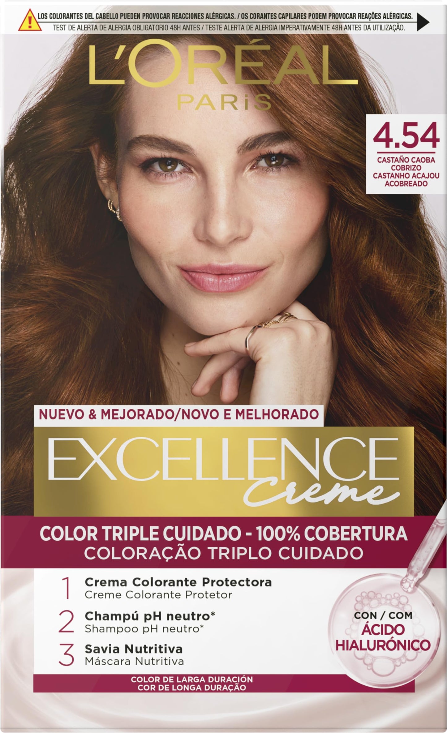 Tinta Permanente Excellence L'OREAL Paris - 100% Cobertura