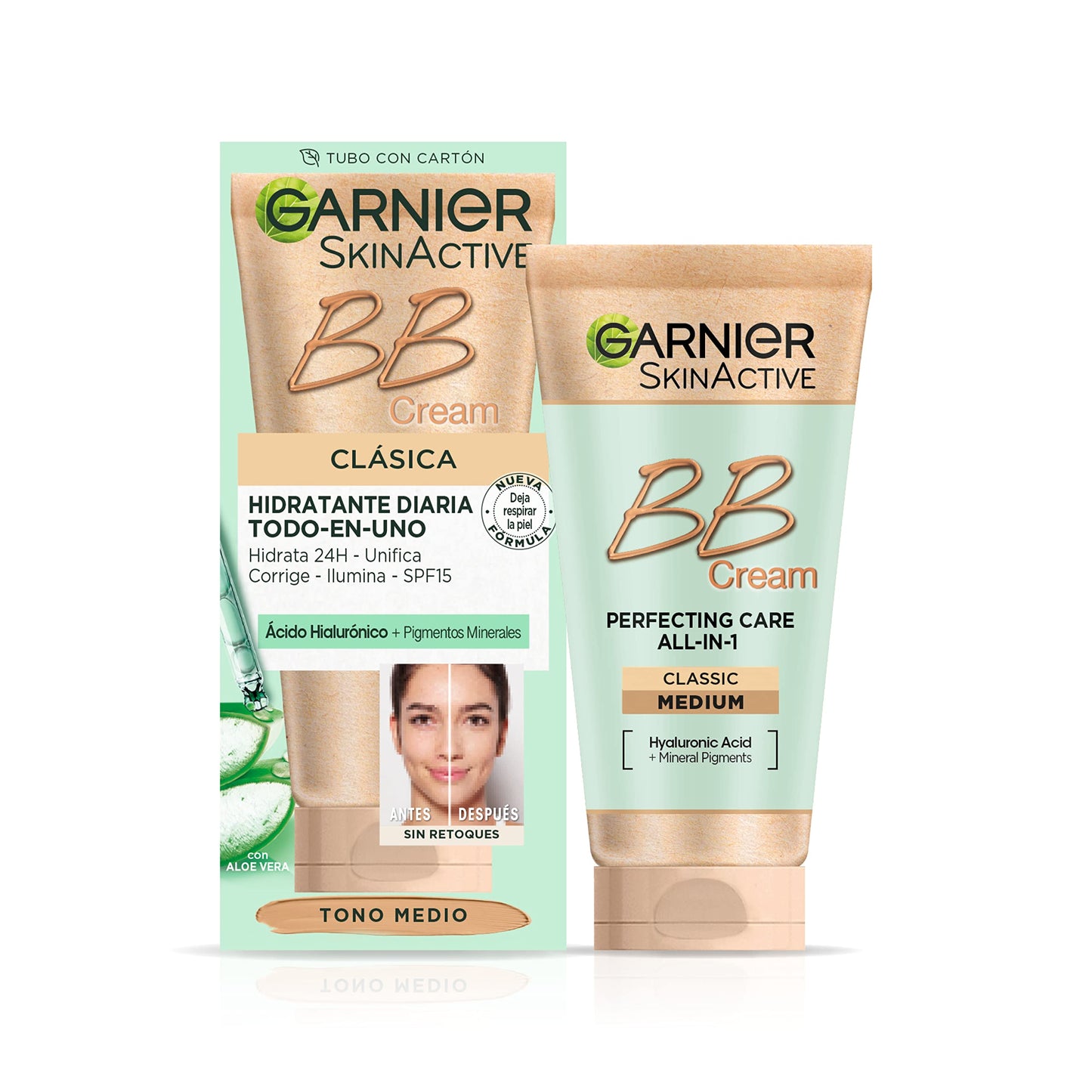 GARNIER Skin Active - BB Cream, Tom claro - 50 ml