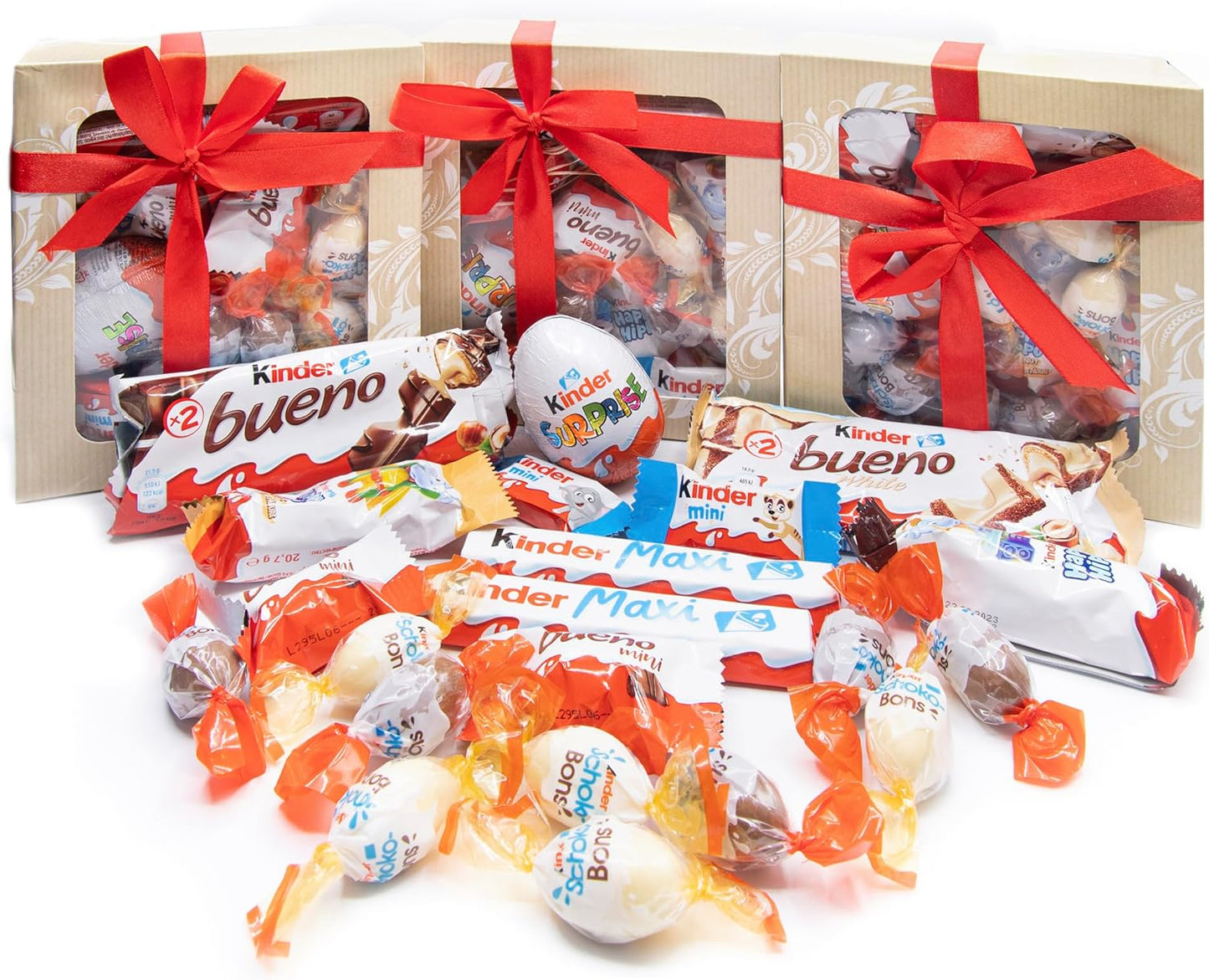 Caixa de Chocolates Originais VILAER para Presentear, , Pacote Variedade (KINDER)