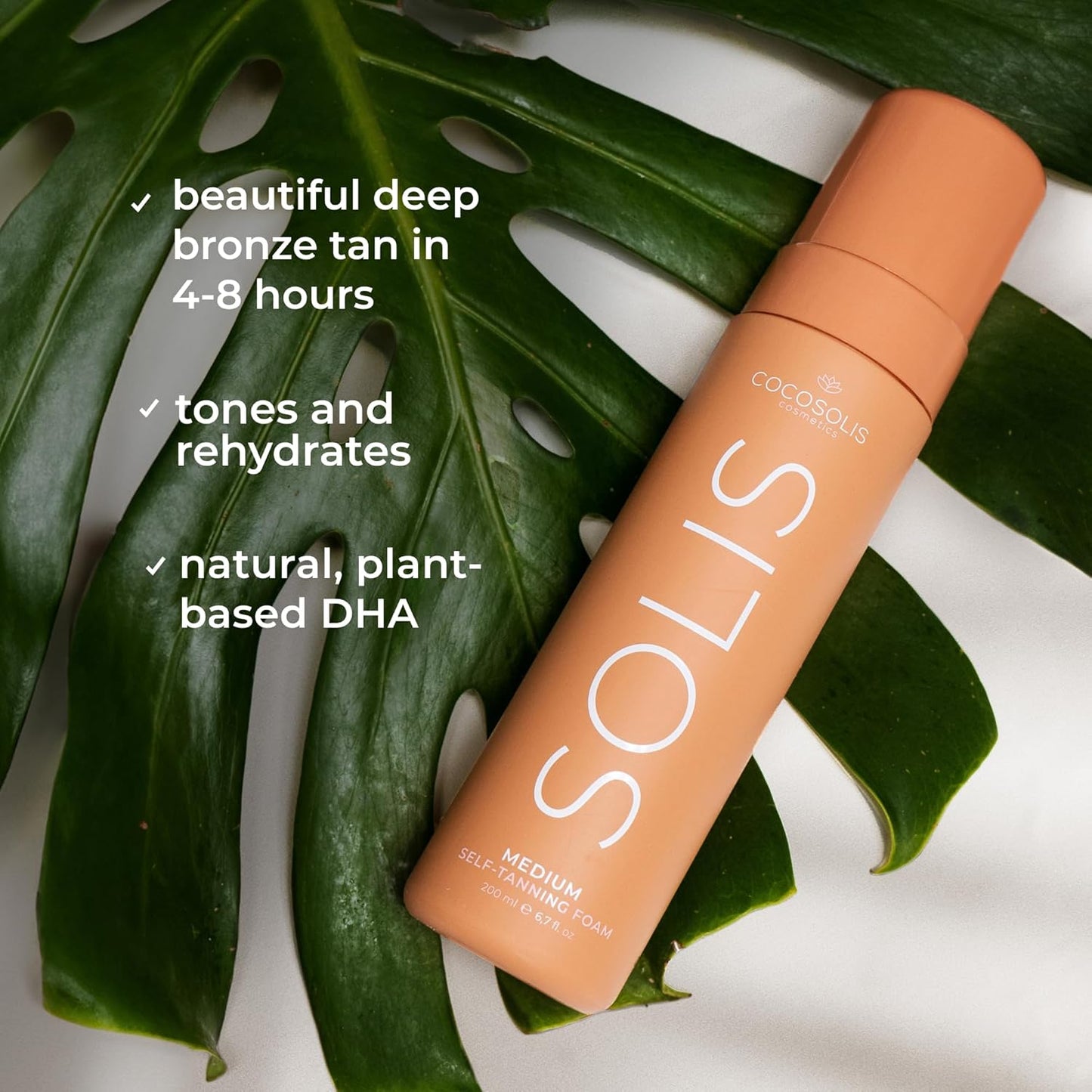 COCOSOLIS SOLIS Medium Loção autobronzeadora para rosto e corpo 200ml