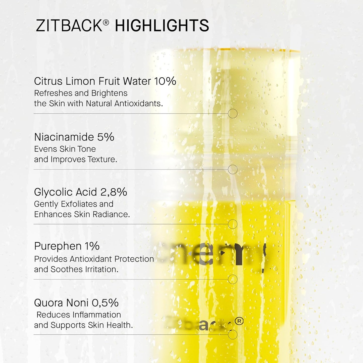 ACNEMY ZITBACK® - Spray corporal para pele com tendência a acne