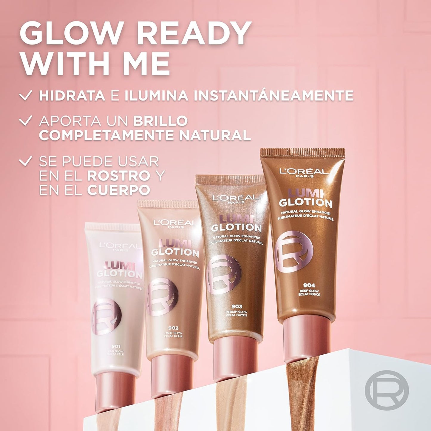 L'Oreal Paris Lumi Glotion fórmula iluminadora