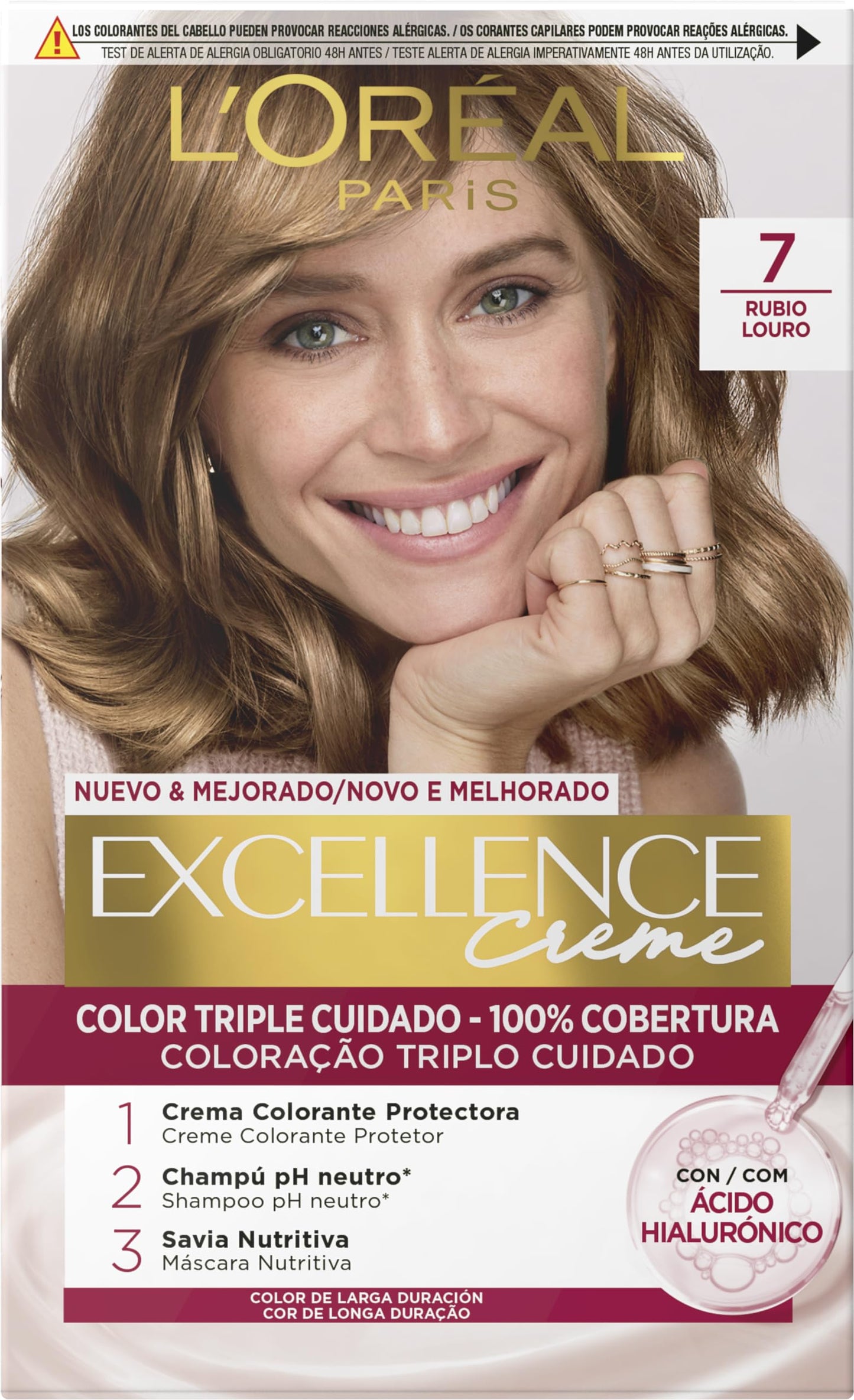 Tinta Permanente Excellence L'OREAL Paris - 100% Cobertura