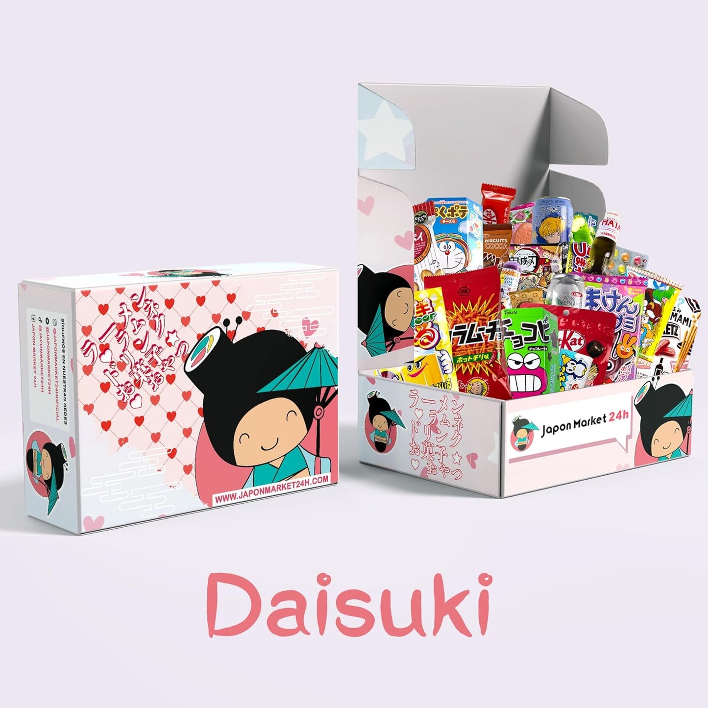 Caixa de Doces e Snacks Autenticos do Japao - presente original