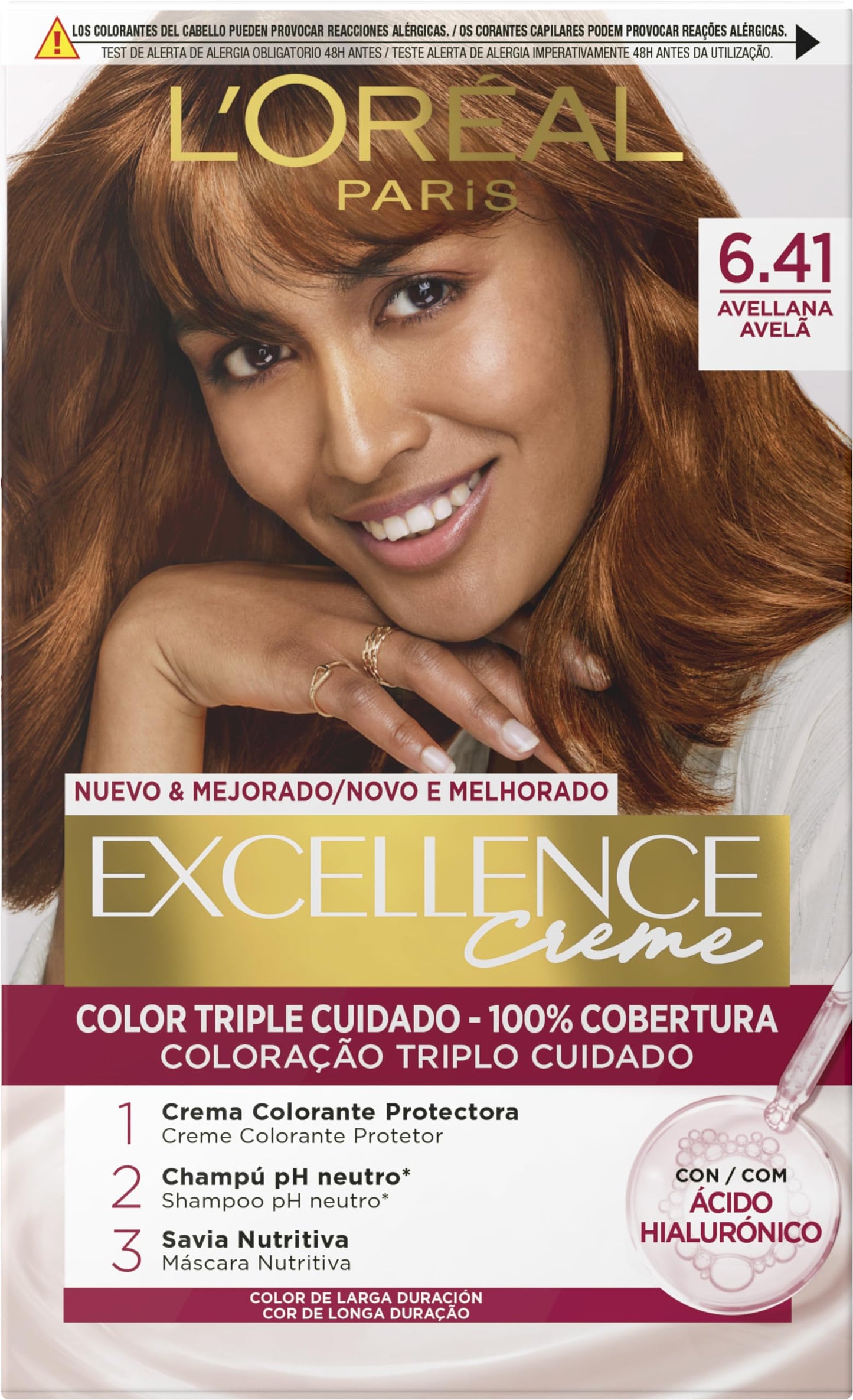 Tinta Permanente Excellence L'OREAL Paris - 100% Cobertura