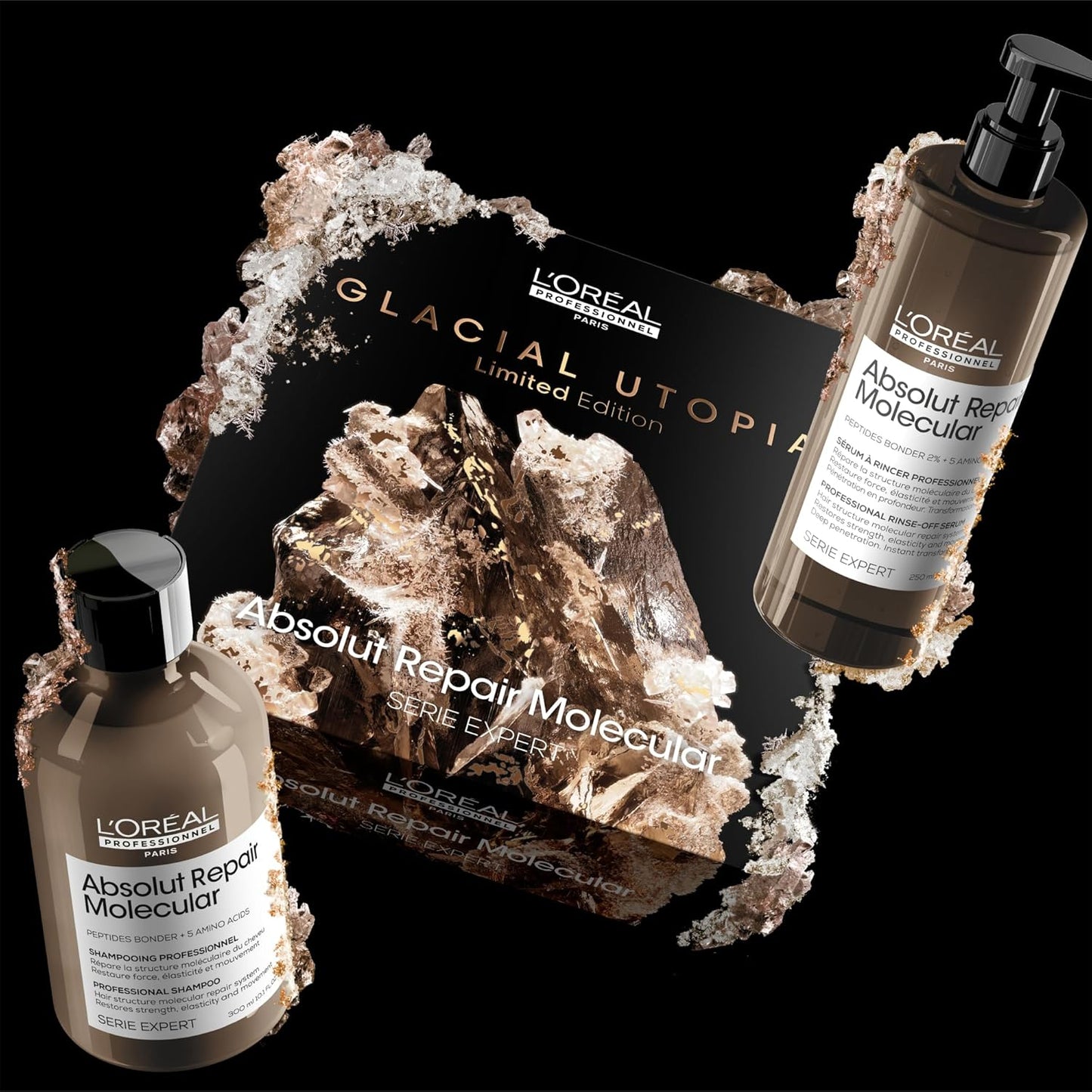 L'Oréal Professionnel Duo Chest, Rotina de Reparo e Fortalecimento em Nível Molecular, para Todos os Tipos de Cabelo Danificado, Absolut Molecular Repair