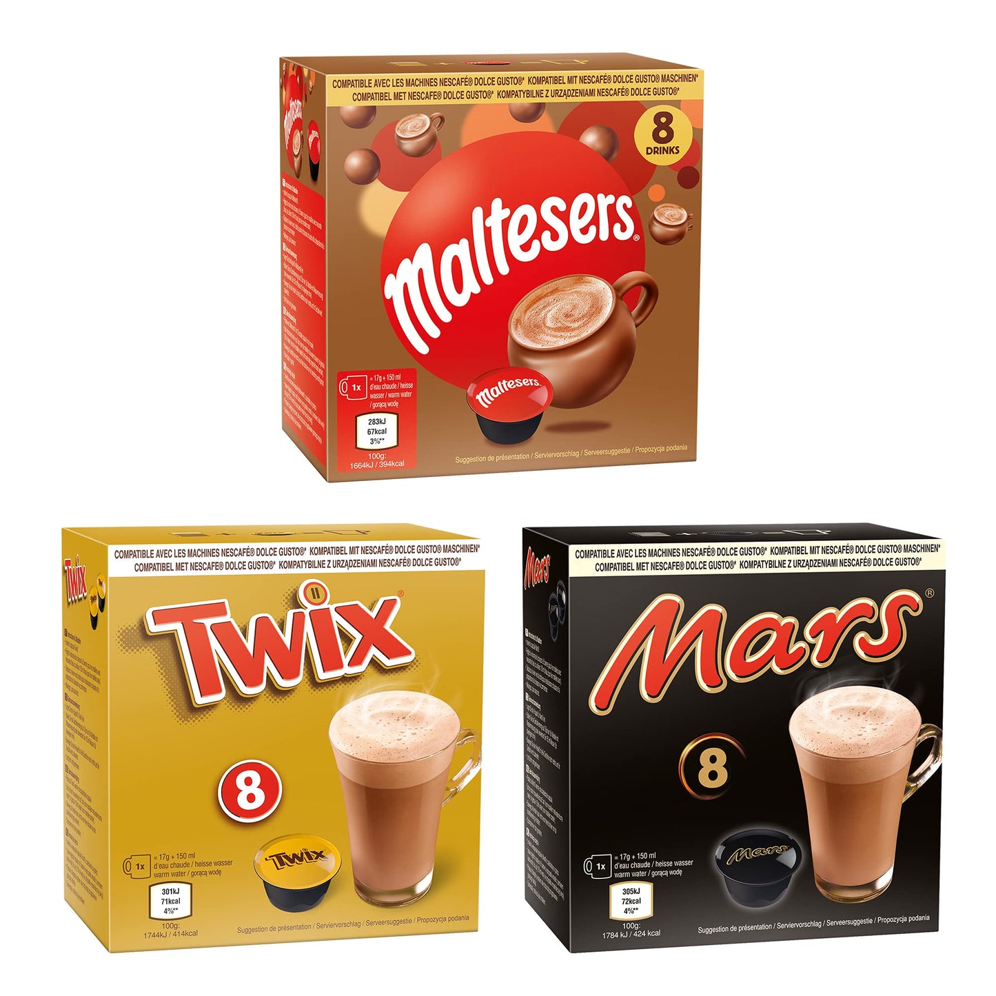 Cápsulas de Cacau Dolce Gusto - Sabor Irresistível