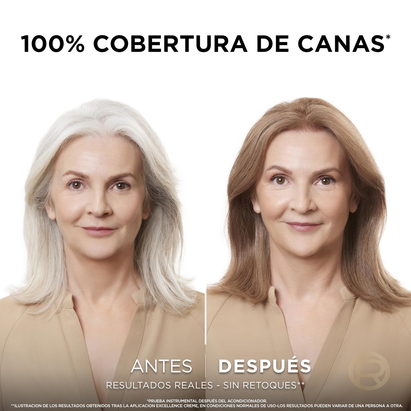 Tinta Permanente Excellence L'OREAL Paris - 100% Cobertura