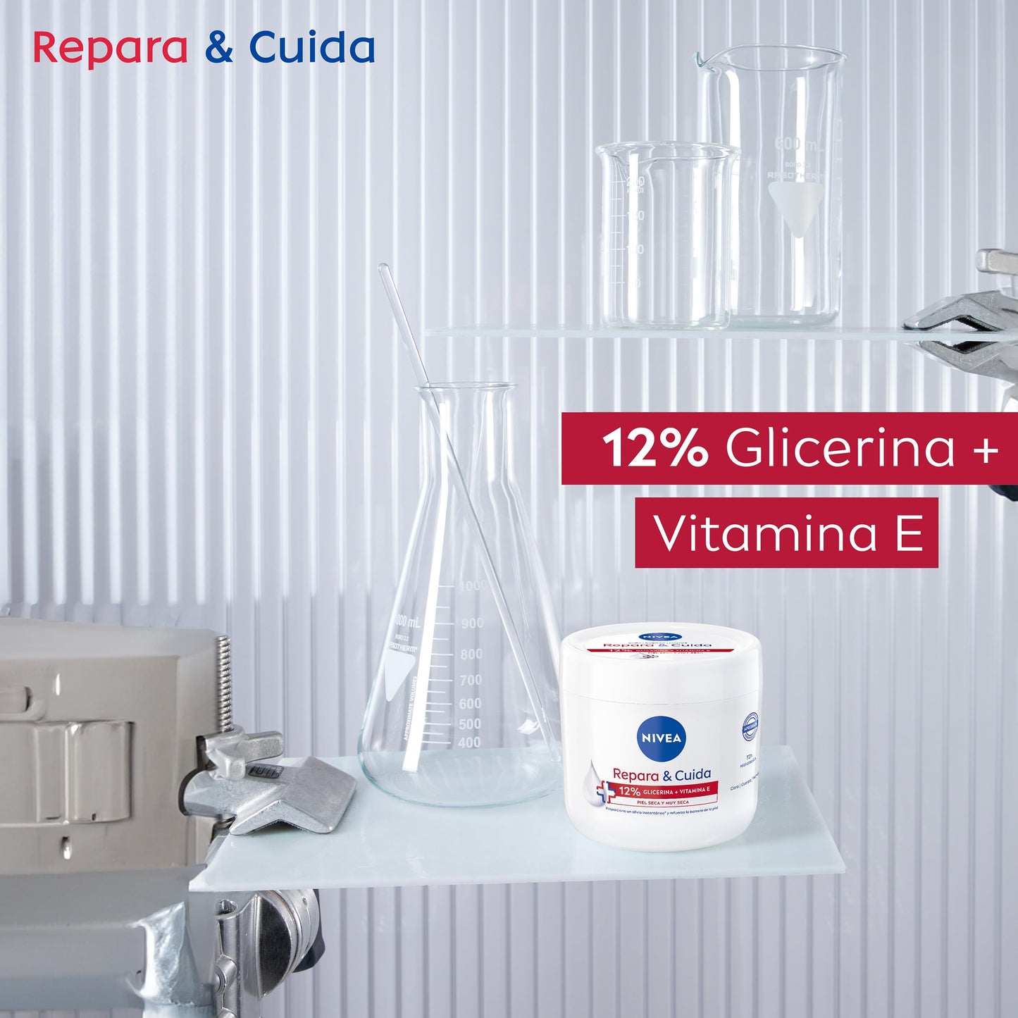 Creme Hidratante NIVEA 400ml: Repara e Cuida com Glicerina