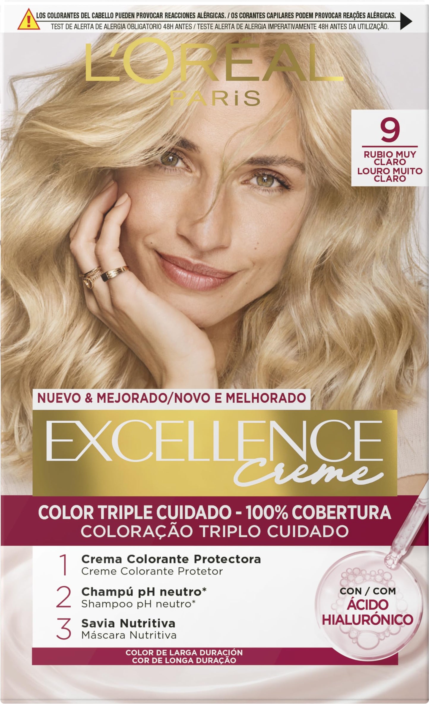 Tinta Permanente Excellence L'OREAL Paris - 100% Cobertura