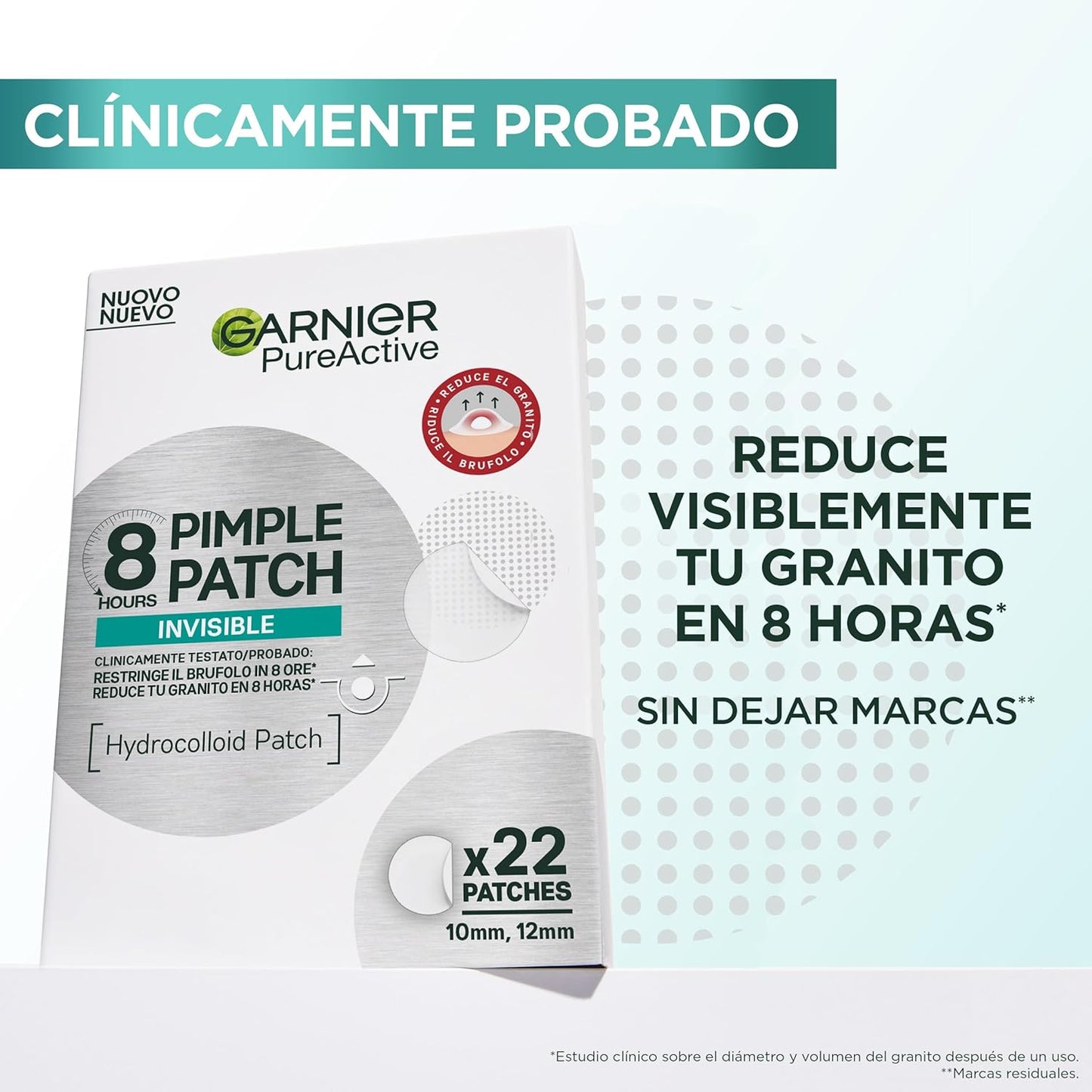 Patches Hidrocoloides para Acne Garnier - Tratamento Rapido