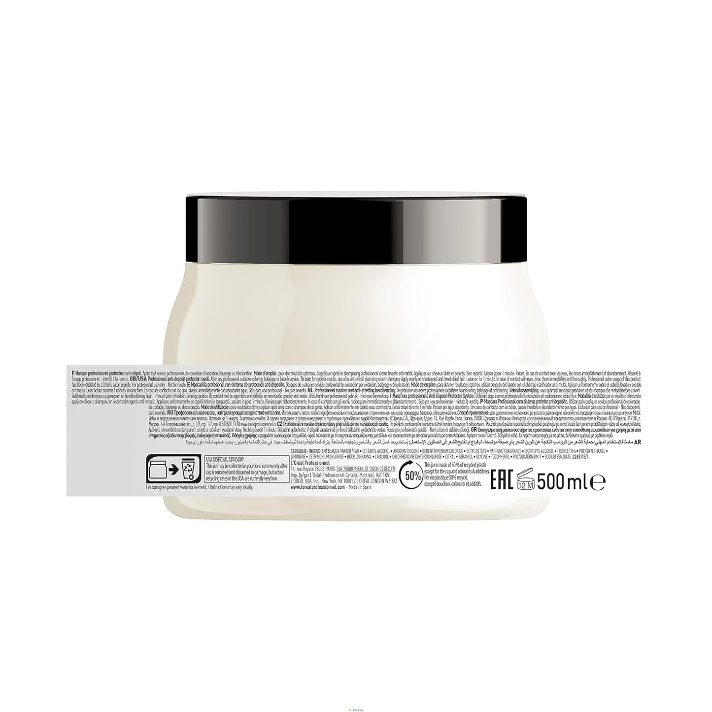L'Oréal Professionnel Loreal expert máscara desintoxicante de metal 500 ml