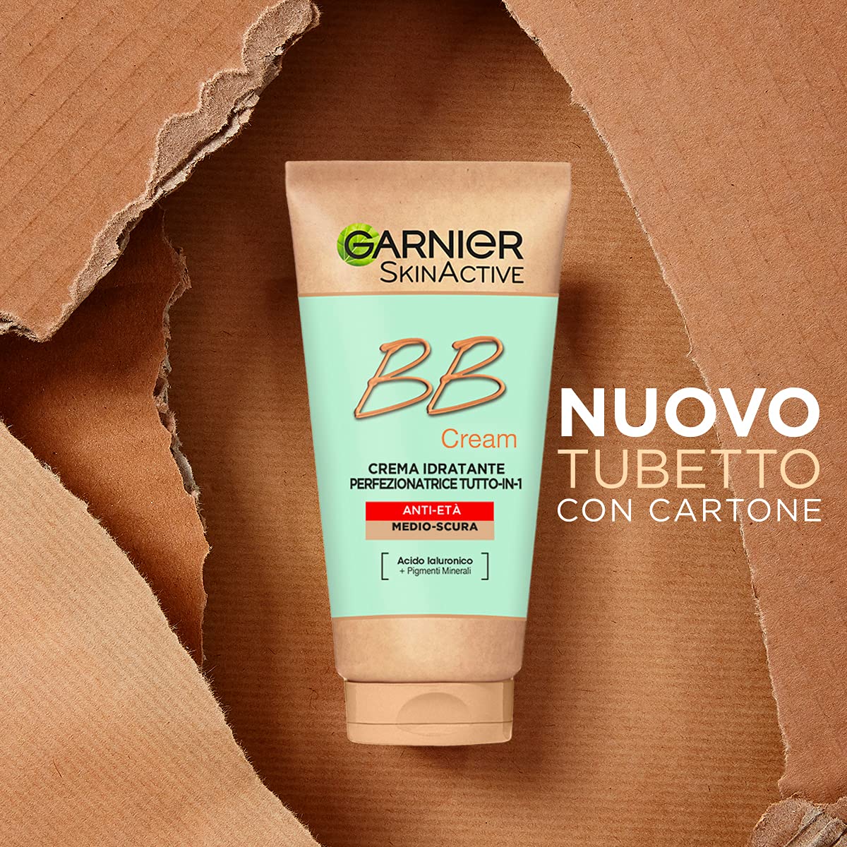 Garnier BB Cream anti idade SkinActive, SPF 25, tom medio escuro