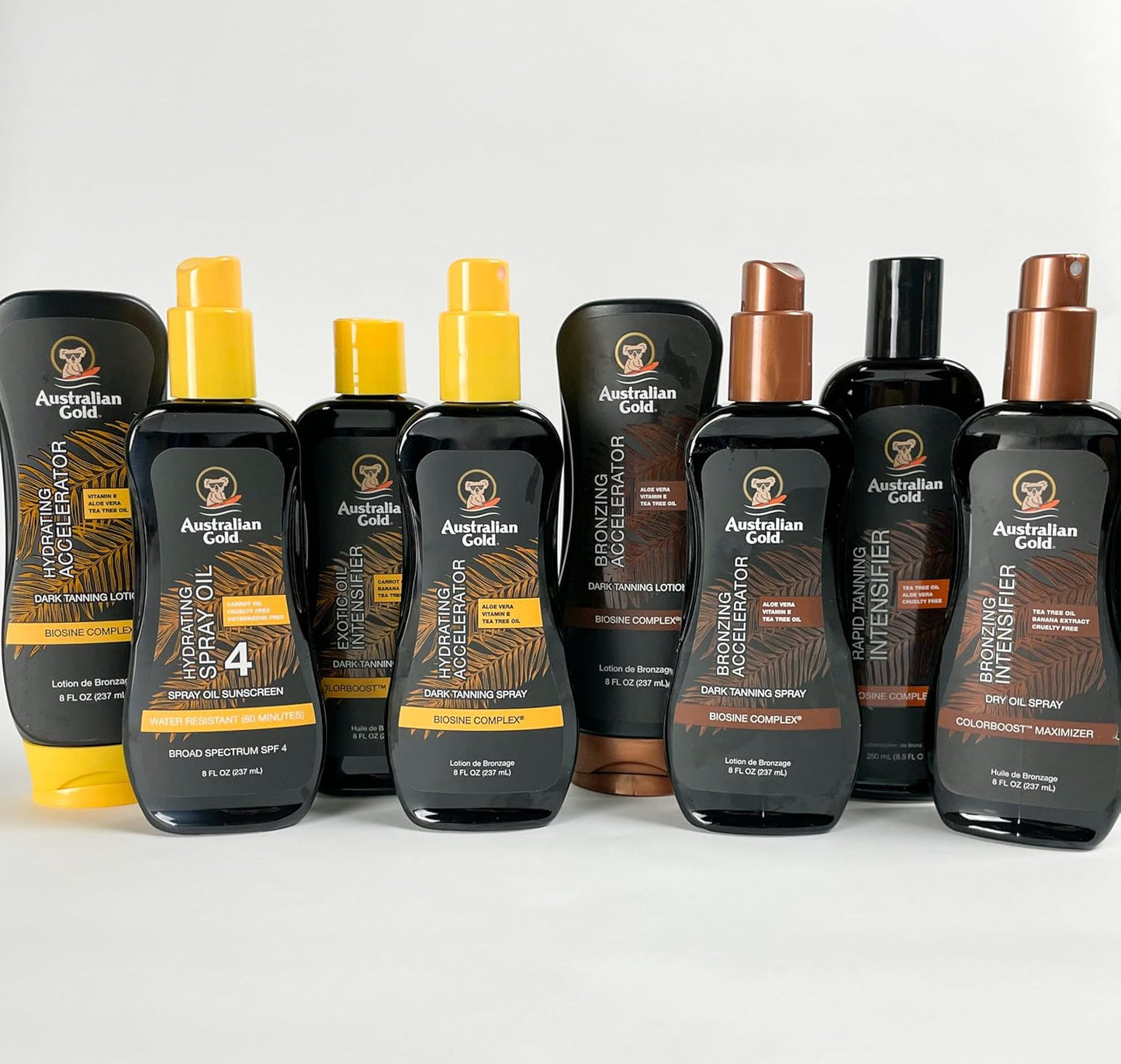 Australian Gold Spray de óleo exótico, marrom, aromático, 237 mililitros
