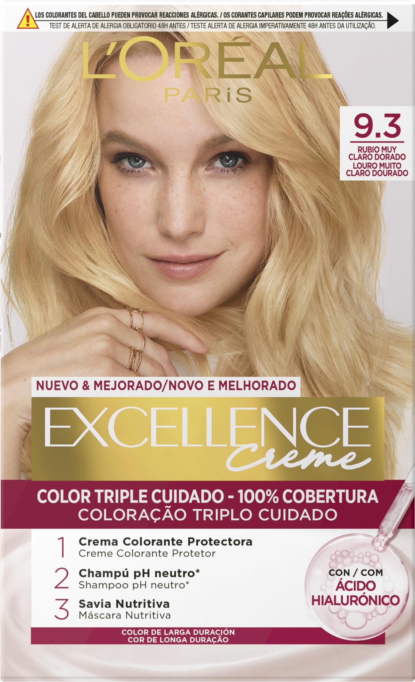 Tinta Permanente Excellence L'OREAL Paris - 100% Cobertura