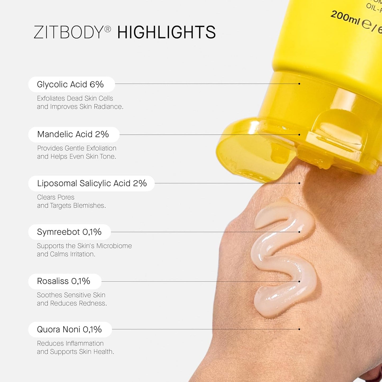 ACNEMY ZITBODY® - Gel corporal purificante